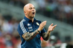 Jorge Sampaoli, pelatih Argentina, tak jagokan Jerman di Piala Dunia 2018.