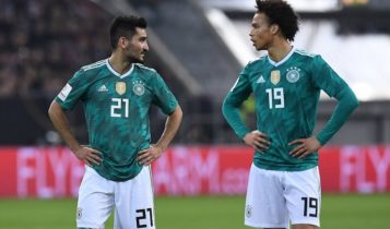 Ilkay Guendogan dan Leroy Sane dipastikan jadi starter saat Jerman lawan Brasil.
