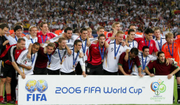 Timnas Jerman saat juara III Piala Dunia 2006.
