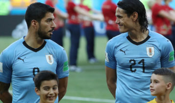 Luis Suarez dan Edinson cavani jadi duet paling menakutkan di Piala Dunia 2018.