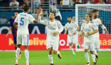 Raphael Varane,, Mateo Kovacic, dan Luka Modric akan absen membela Real Madrid di Piala Super Eropa.