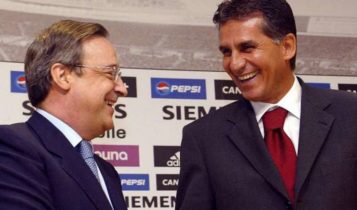 Florentino Perez dan Carlos Queiroz-Real Madrid-Goal