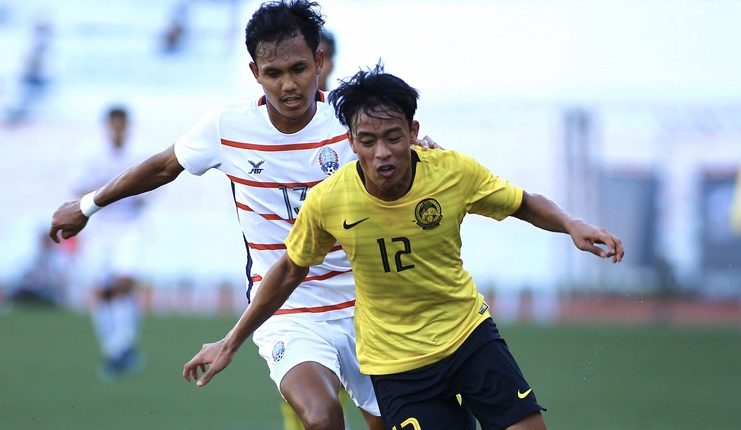Timnas U-23 Malaysia gagal lolos ke semifinal SEA Games 2019 karena kalah 1-3 dari timnas U-23 Kamboja.