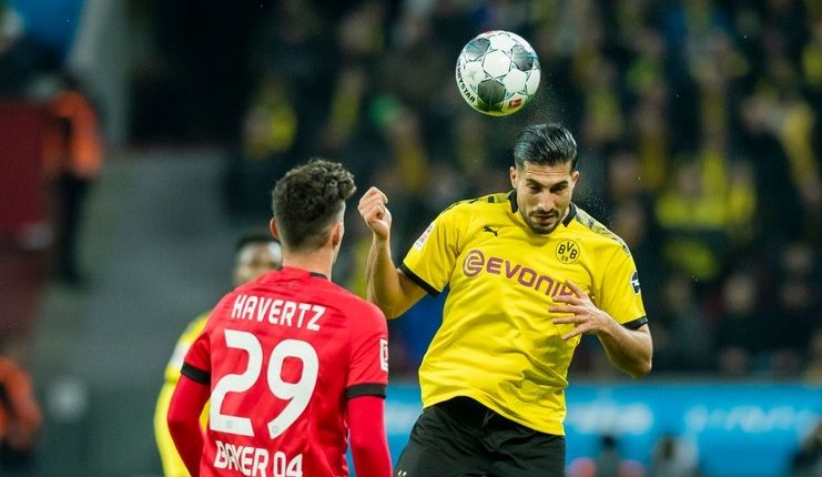 Emre Can tampil sebagai starter dan mencetak gol saat Borussia Dortmund kalah 3-4 di kandang bayer Leverkusen.