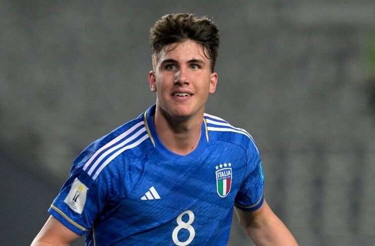 Nicolo Zaniolo Samakan Dirinya dengan Cesare Casadei 1 Uruguay vs Italia di Final Piala Dunia U-20 - Cesare Casadei (@FIFAWorldCup)