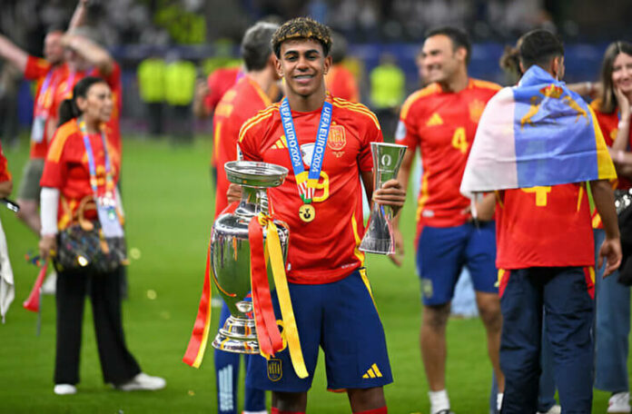 Lamine Yamal mencetak beberapa rekor di EURO 2024.