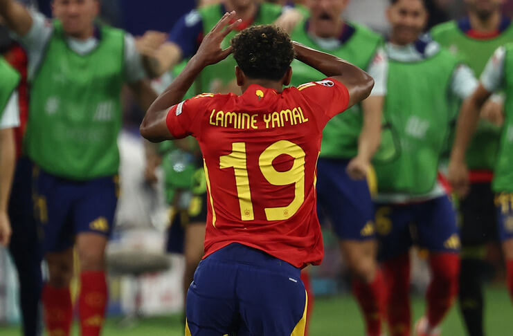 Semifinal Euro 2024: Sukses Comeback, Spanyol Melaju ke Final 2 Semifinal Euro 2024 Sukses Comeback, Spanyol Melaju ke Final - Lamine Yamal (@Euro2024)