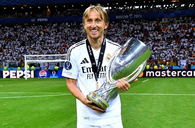 Bakal Berusia 40 Tahun, Luka Modric Tetap Bertahan di Real Madrid? 3 Fakta-Fakta Menarik Real Madrid Juara Piala Super Eropa - Luka Modric (@championsleague)