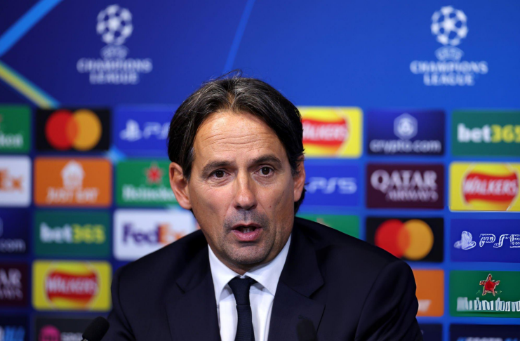 Simone Inzaghi Konfirmasi Denzel Dumfries akan Segera Perpanjang Kontrak 2 Manchester City vs Inter Milan Simone Inzaghi istimewa