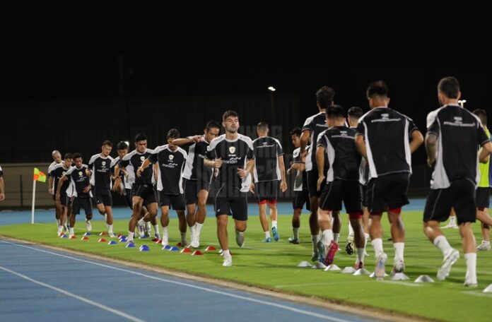 Shin Tae-yong Kaget Hujan Salju di Arab Saudi