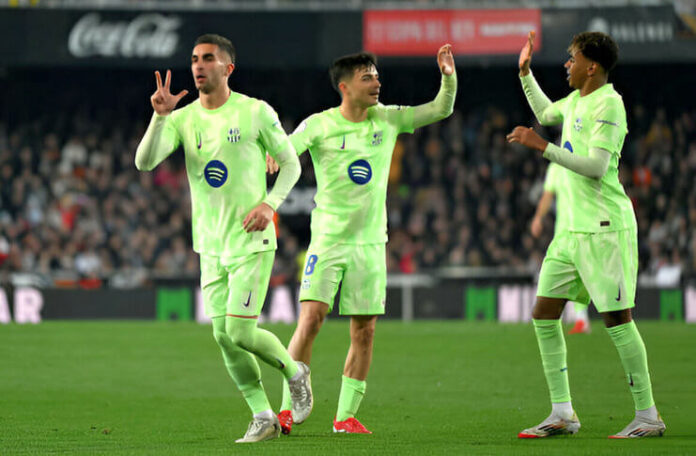 Barcelona lolos ke semifinal Copa del Rey 2024-25.