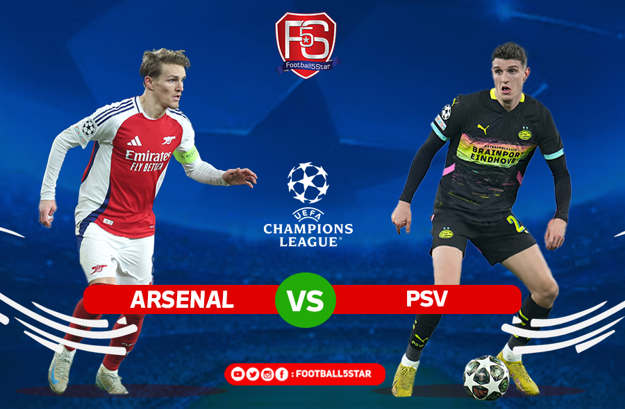 Arsenal vs PSV - Prediksi Liga Champions 2024-25