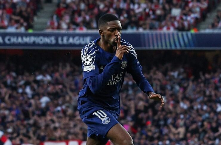 PSG Bawa Pulang Kemenangan dari London Utara 1 Hasil Liga Champions PSG Bawa Pulang Kemenangan dari London - Ousmane Dembele (@ChampionsLeague)
