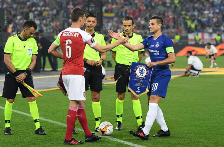 5 All English Final di Ajang Antarklub Eropa 3 All English final di Liga Europa 2018-19 mempertemuan Arsenal dengan Chelsea.