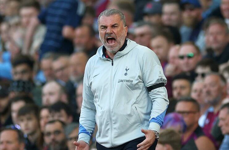 Saya Bukan Badut! 3 Ange Postecoglou akan menjalani laga ke-100 sebagai manajer Tottenham Hotspur.