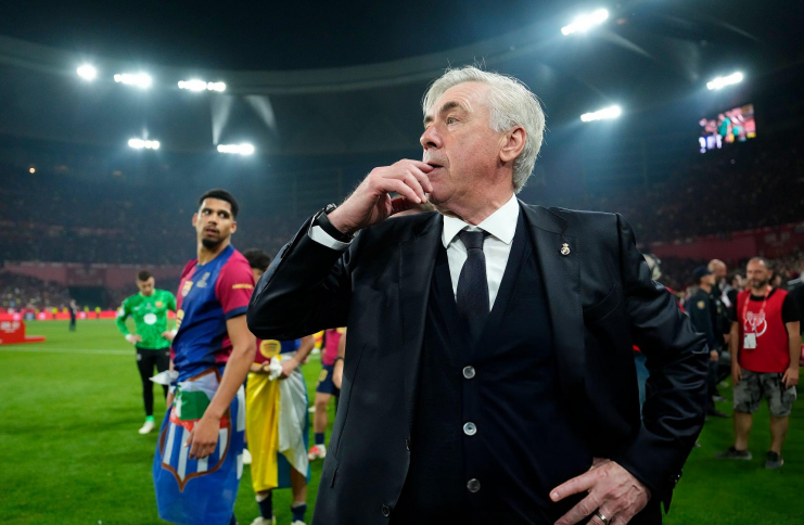 SAH! Real Madrid Pecahkan Rekor Transfer Demi Datangkan Dean Huijsen 2 Carlo Ancelotti - Barcelona vs Real Madrid - El Clasico - Istimewa 3