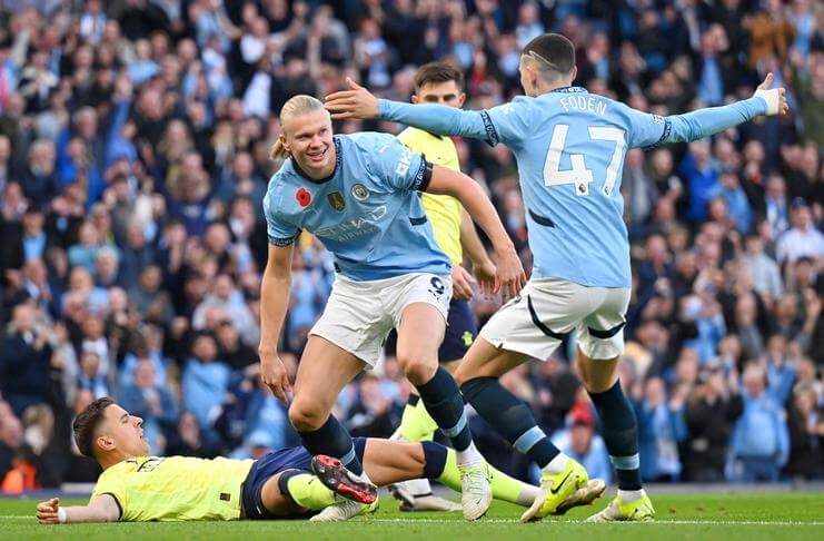 Erling Haaland Siap Comeback Lawan Southampton 3 Erling Haaland mencetak gol tunggal Manchester City di gawang Southampton.