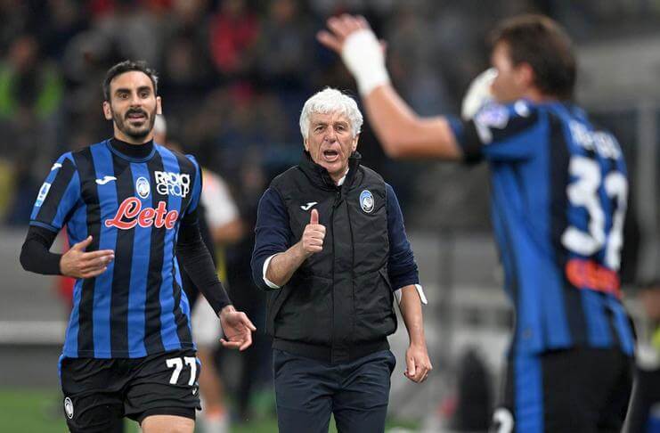 Gian Piero Gasperini Lega Atalanta Tekuk AS Roma 1 Gian Piero Gasperini memuji kegigihan para pemain Atalanta.
