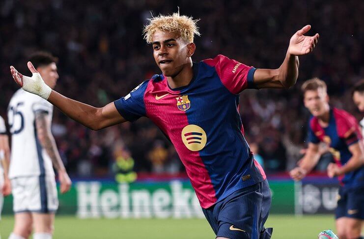 Kami Cuma Butuh Tanda Tangan Lamine Yamal 2 Hasil Liga Champions Hujan 6 Gol di Montjuic - Lamine Yamal (@ChampionsLeague)