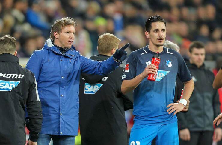 Julian Nagelsmann Dapatkan Pengganti Sandro Wagner 3 Julian Nagelsmann dan Benjamin Huebner semasa di Hoffenheim.