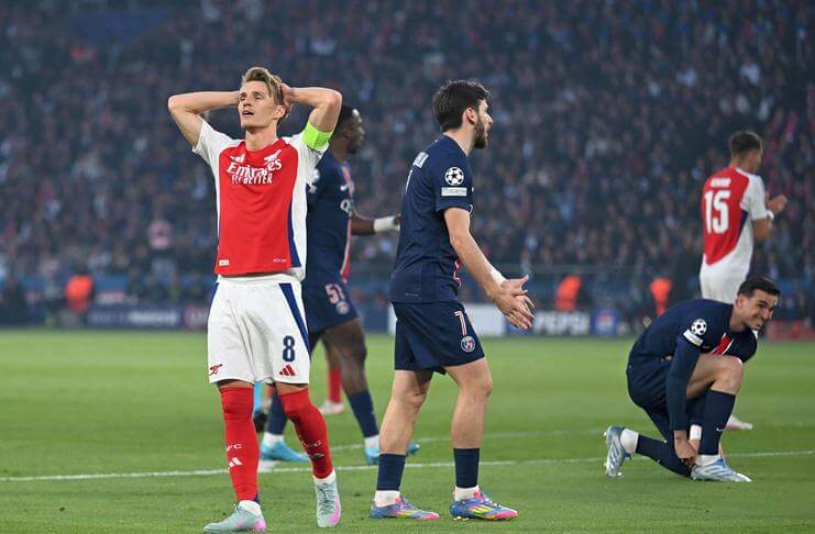 Martin Odegaard Ungkap Penyebab Arsenal Kandas 1 Martin Odegaard menyesali peluang yang tak berbuah gol.