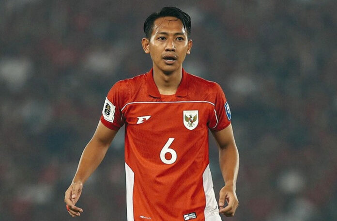 Beckham Putra Nugraha saat debut di timnas Indonesia.