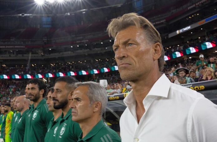 Herve Renard jelang laga Meksiko vs Arab Saudi.