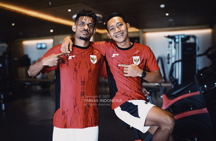 beckham Putra dan Ricky Kambuaya Timnas Indonesia